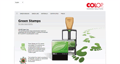 Desktop Screenshot of greenstamps.colop.com